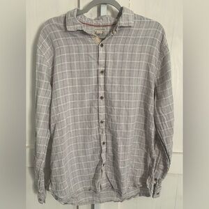 Carbon 2 Colbalt Plaid Button Down Shirt Sz L